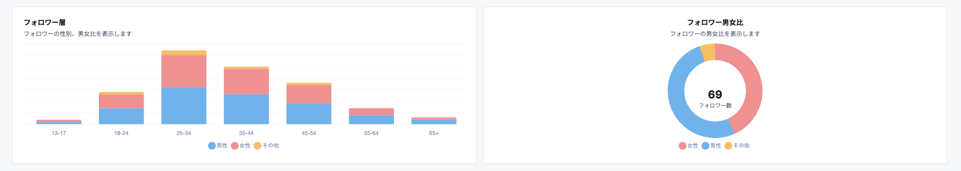 フォロワー層分析（年齢×性別・地域）